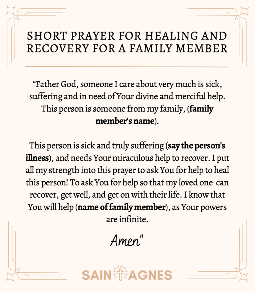 17 short prayers for healing and recovery for someone