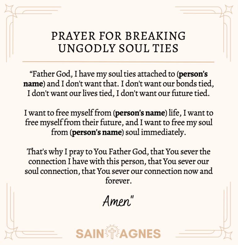 5 Unfailing Breaking Soul Ties Prayers (With Images)