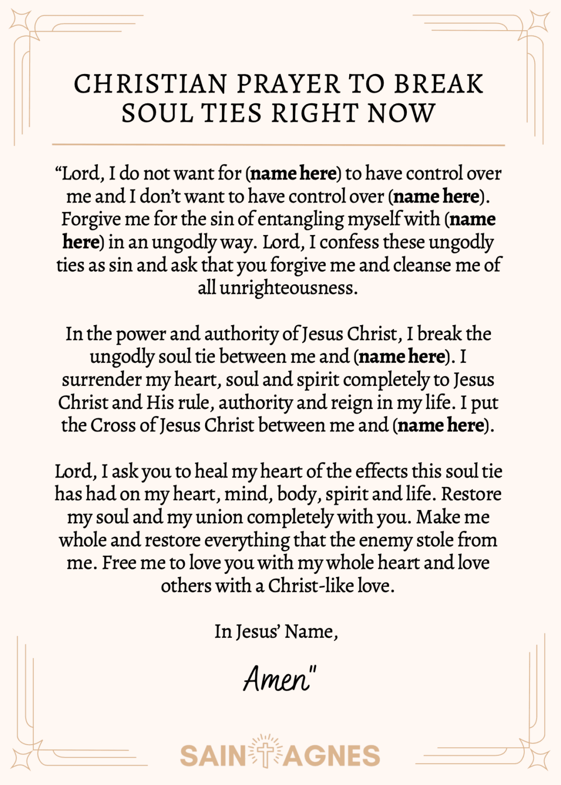 5 Unfailing Breaking Soul Ties Prayers (With Images)
