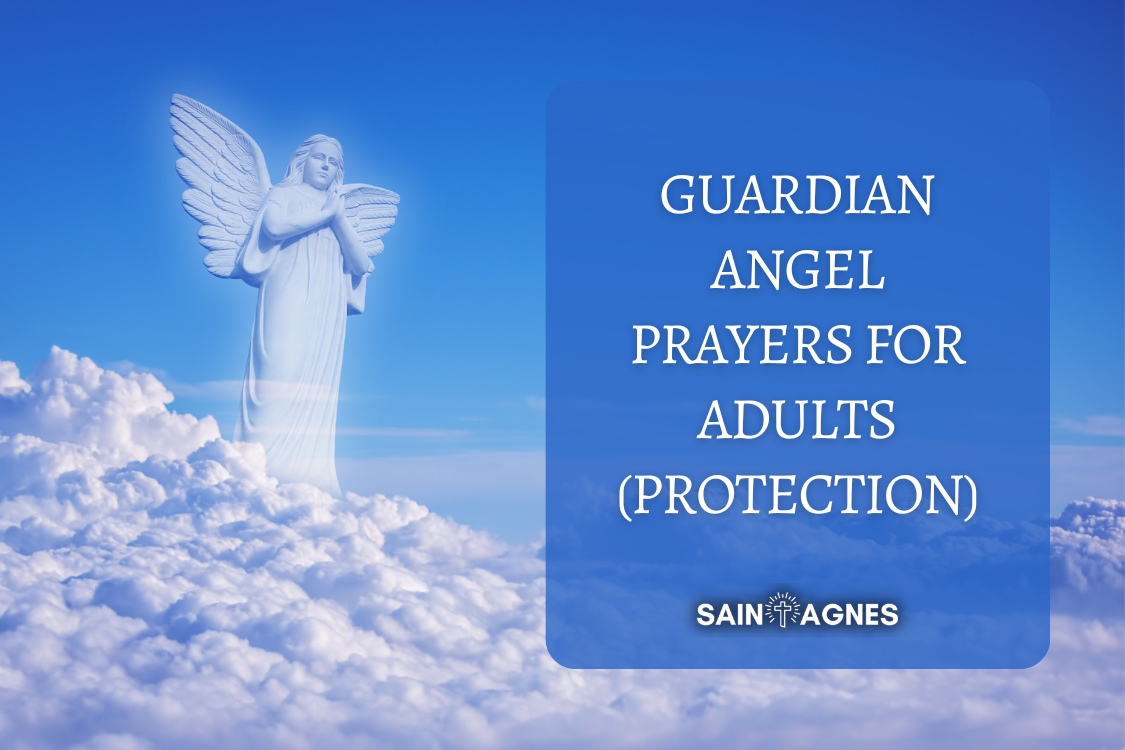 My Guardian Statuetta Angelo Custode In Vetro Blu Turchese – Con Base LED Illuminata E Versetto