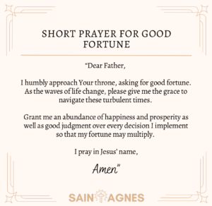 7 Prayers for Good Luck and Fortune: You Will Love!
