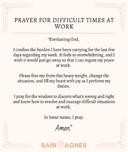 7 Prayers for Peace and Strength at Work (Printable Images)