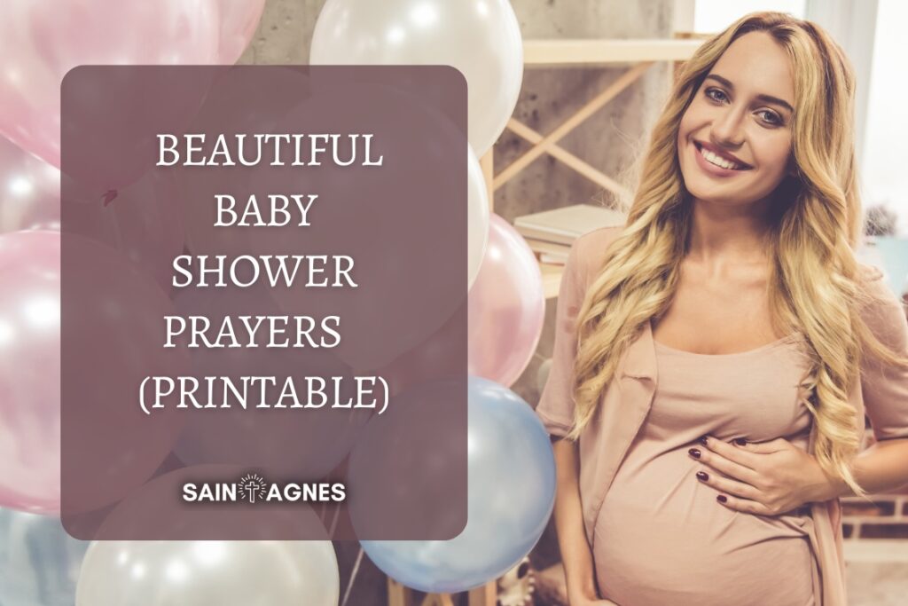 7 Beautiful Baby Shower Prayers with Free Printable