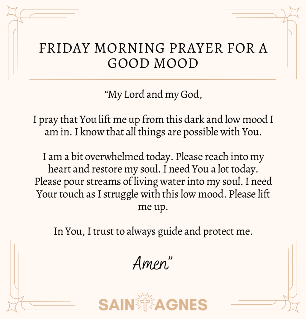 8 Friday Morning Prayers and Blessings (Printable Images)