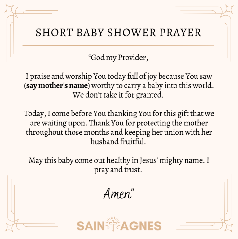 7 Beautiful Baby Shower Prayers With Free Printable