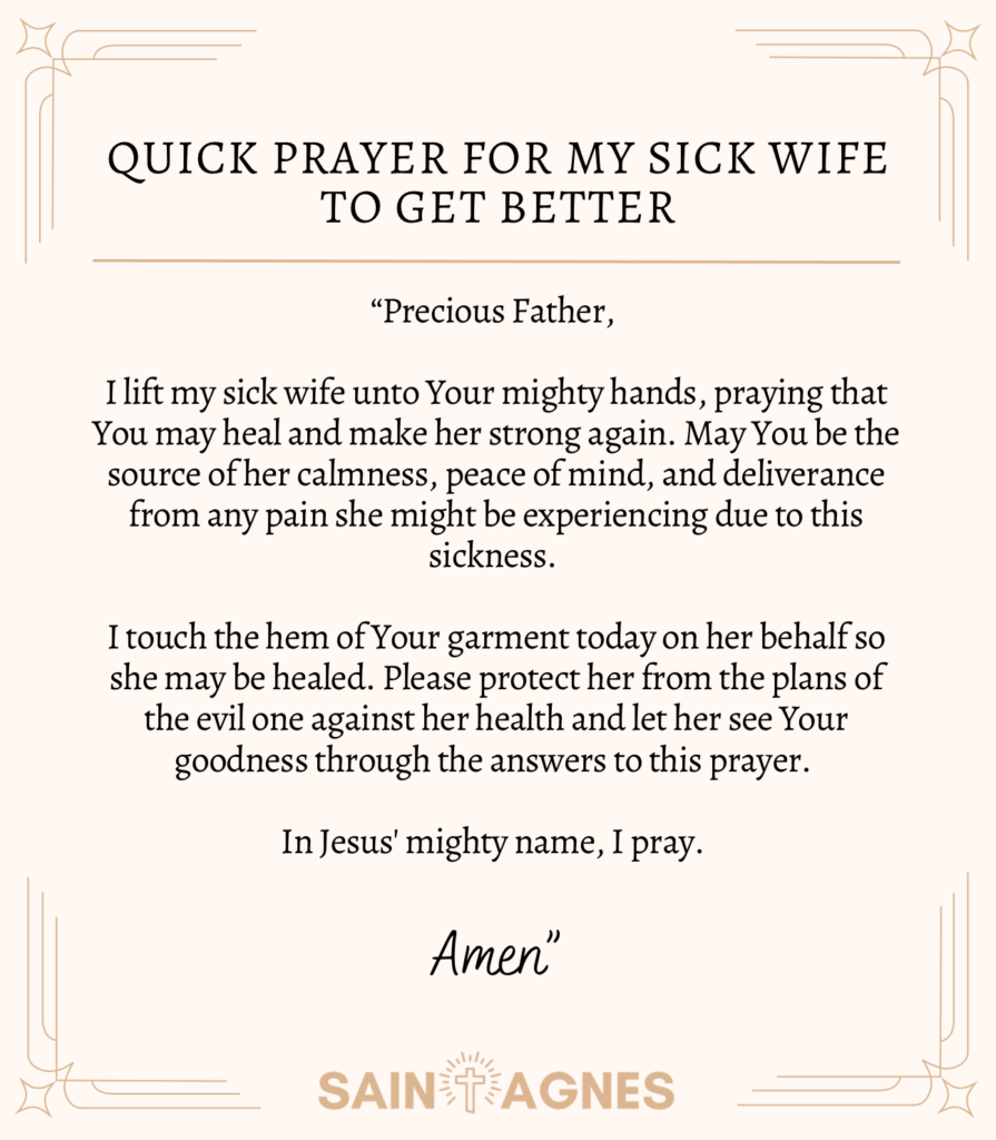 7 Prayers for My Sick Wife's Healing Give her Strength!(00)