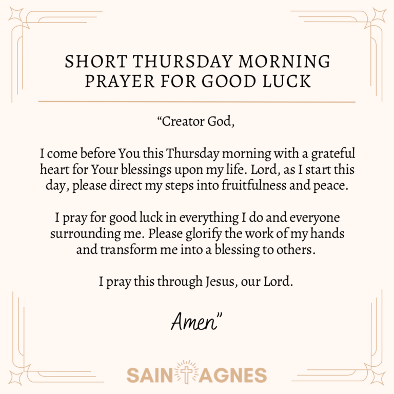 Thursday Prayers Example 8 Thursday Morning Prayers and Blessings (With Images)