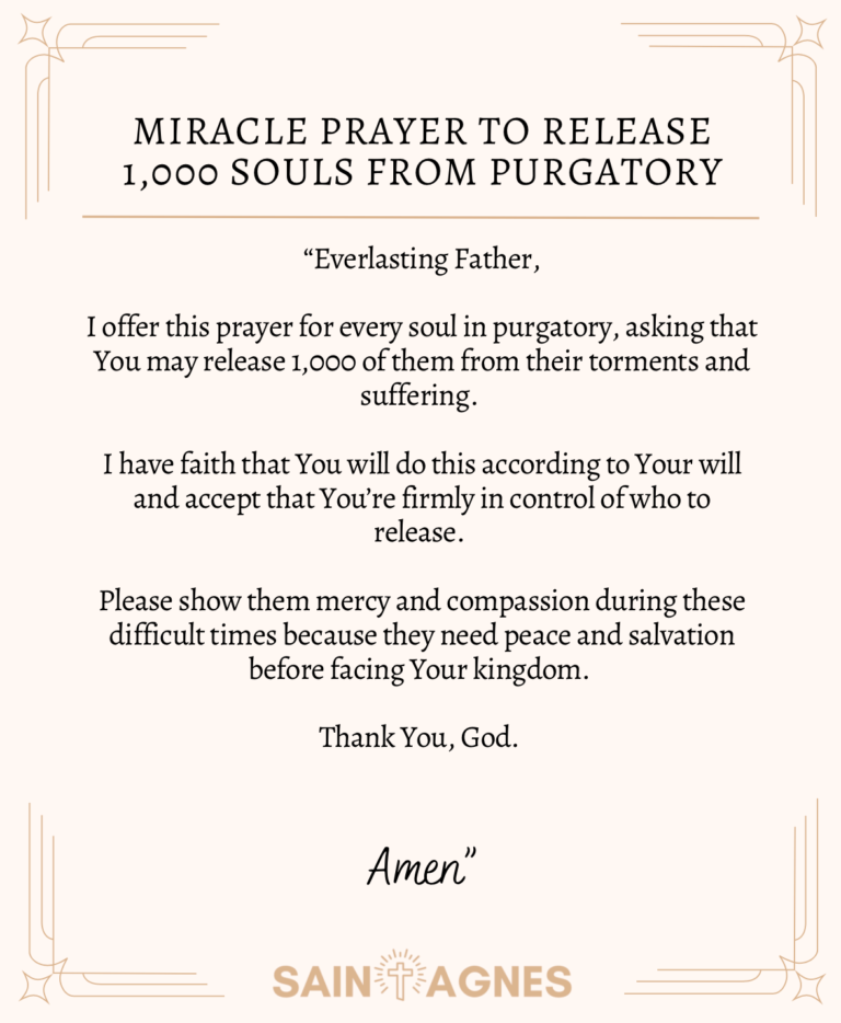 5 Prayers to Release 10,000 Souls From Purgatory (Images)