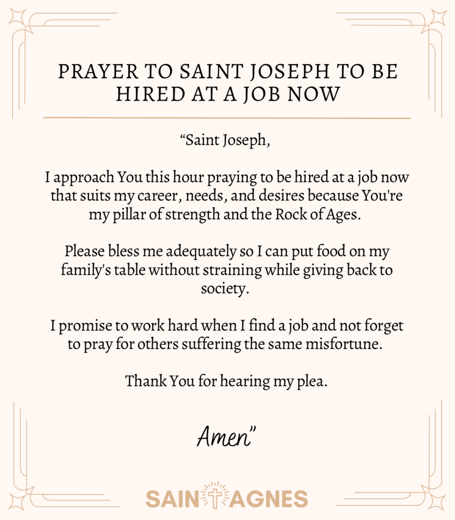 5 Prayers To St Joseph For Employment Printable Images 5 prayers to st joseph for employment printable images