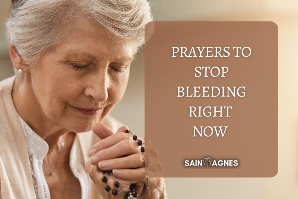 4 Prayers to Stop Bleeding Right Now (Printable Images)