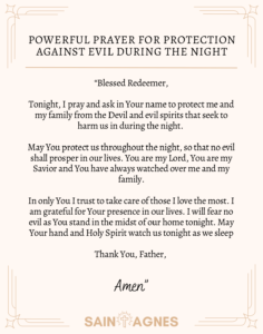7 Night Prayers for Protection Against Evil Spirits