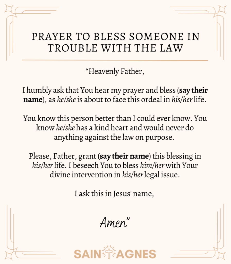 5 Prayers for Someone in Trouble With the Law
