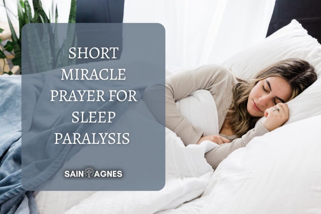 Short Miracle Prayer for Sleep Paralysis (With Bible Verses)