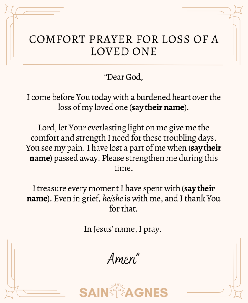 5 Prayers for Loss of a Loved One: To Find Peace!