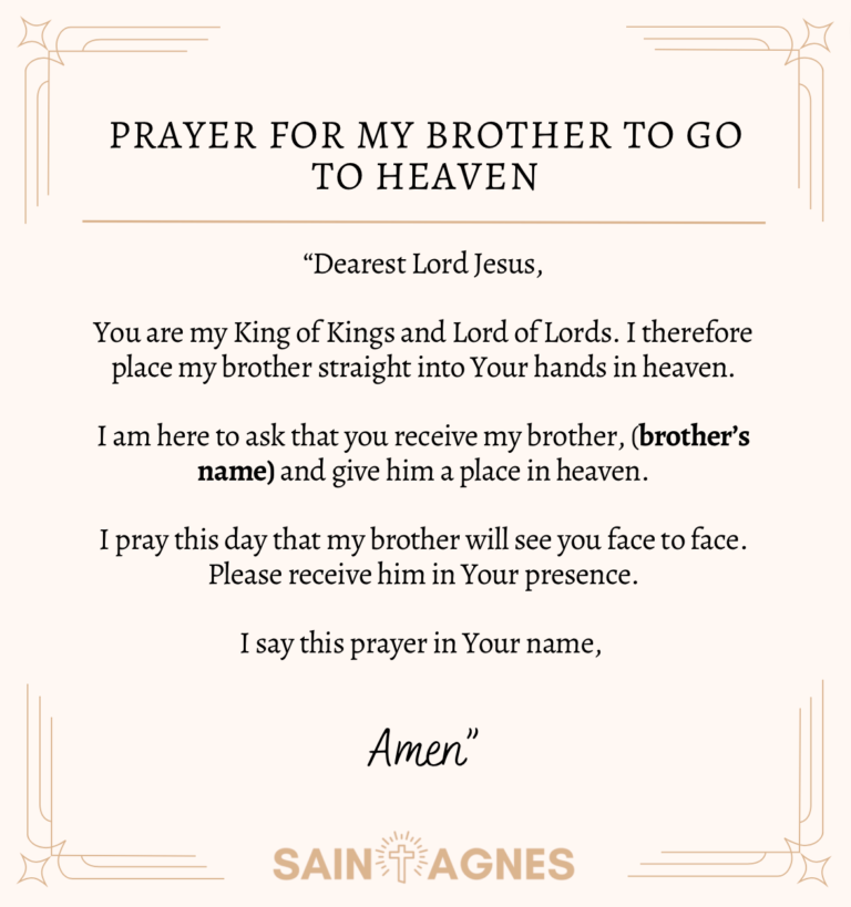 6 Prayers For Loss of a Brother: Miracle Comforting Prayers