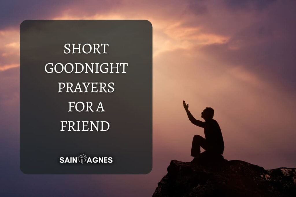 8 Goodnight Prayers For a Friend (Printable Images)