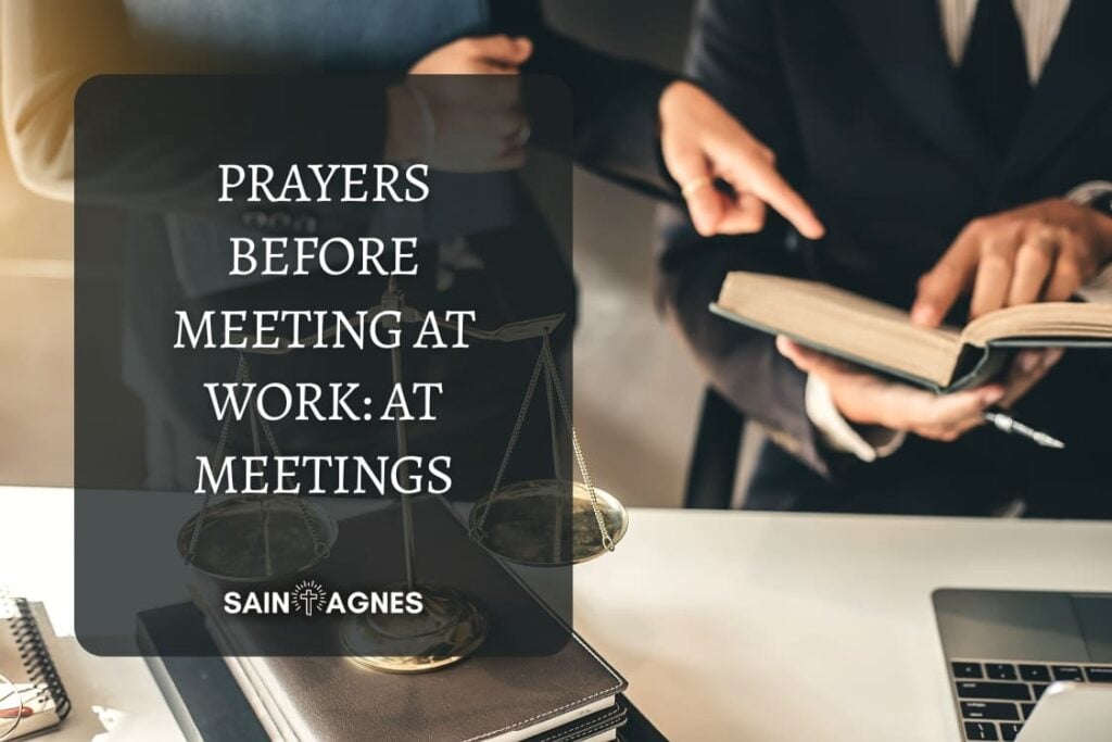 Prayers Before Meeting At Work