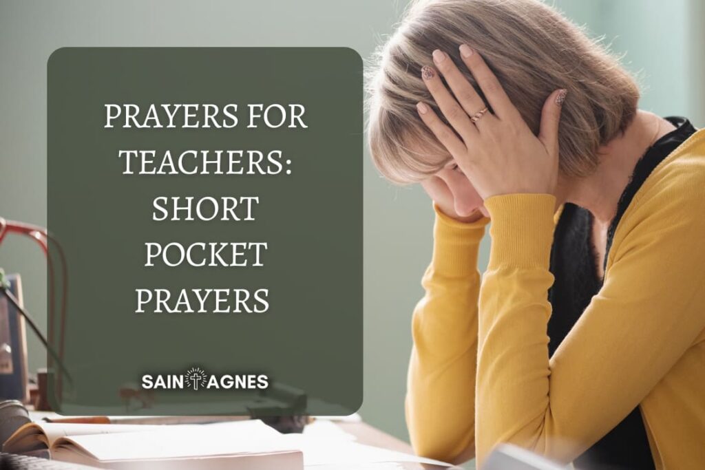 7 Prayers for Teachers: Short Pocket Prayers 
