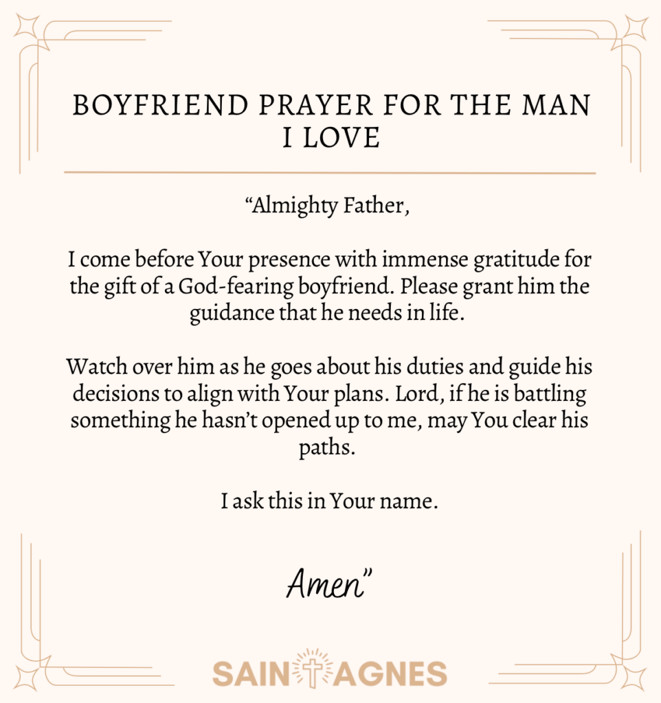 5 Prayers for the Man I Love: Husband and Boyfriend