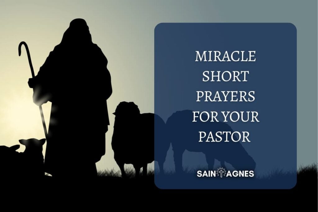 5 Short Prayers for Your Pastor (Printable Images)