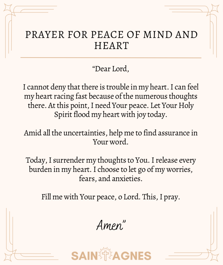 9 Short Prayers for Peace of Mind and Heart