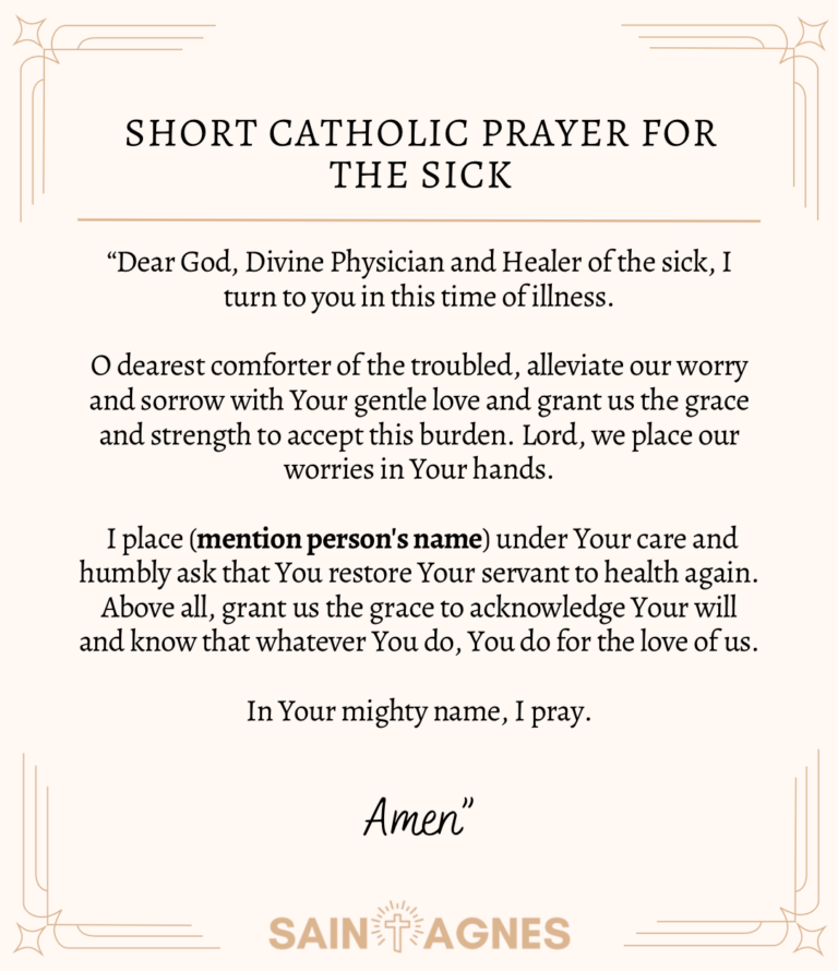7 Catholic Prayers For The Sick - Miraculous Cure